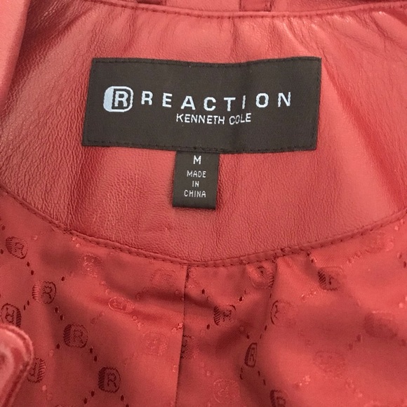 Woman’s Kenneth Cole Reaction Leather Coat - Picture 3 of 10